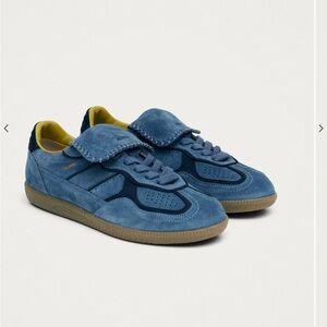 Blue Suede Sneakers